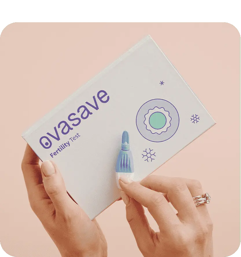 A box containing a AMH test kit